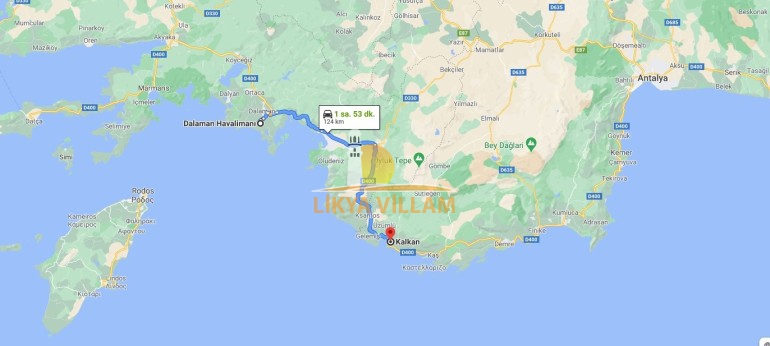 Kalkan'a Ulaşım | Yazlık Kiralık Villa Tatili | Kalkan Likya Villam