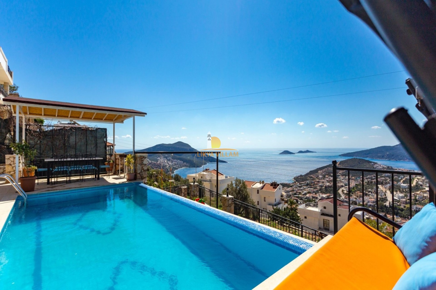 Kalkan Deniz Manzaralı Villa Roma - Likya Villam