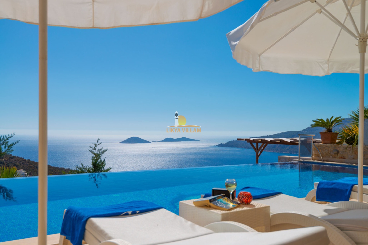 Kalkan Deniz Manzaralı Lüks Villa Kayra - Likya Villam