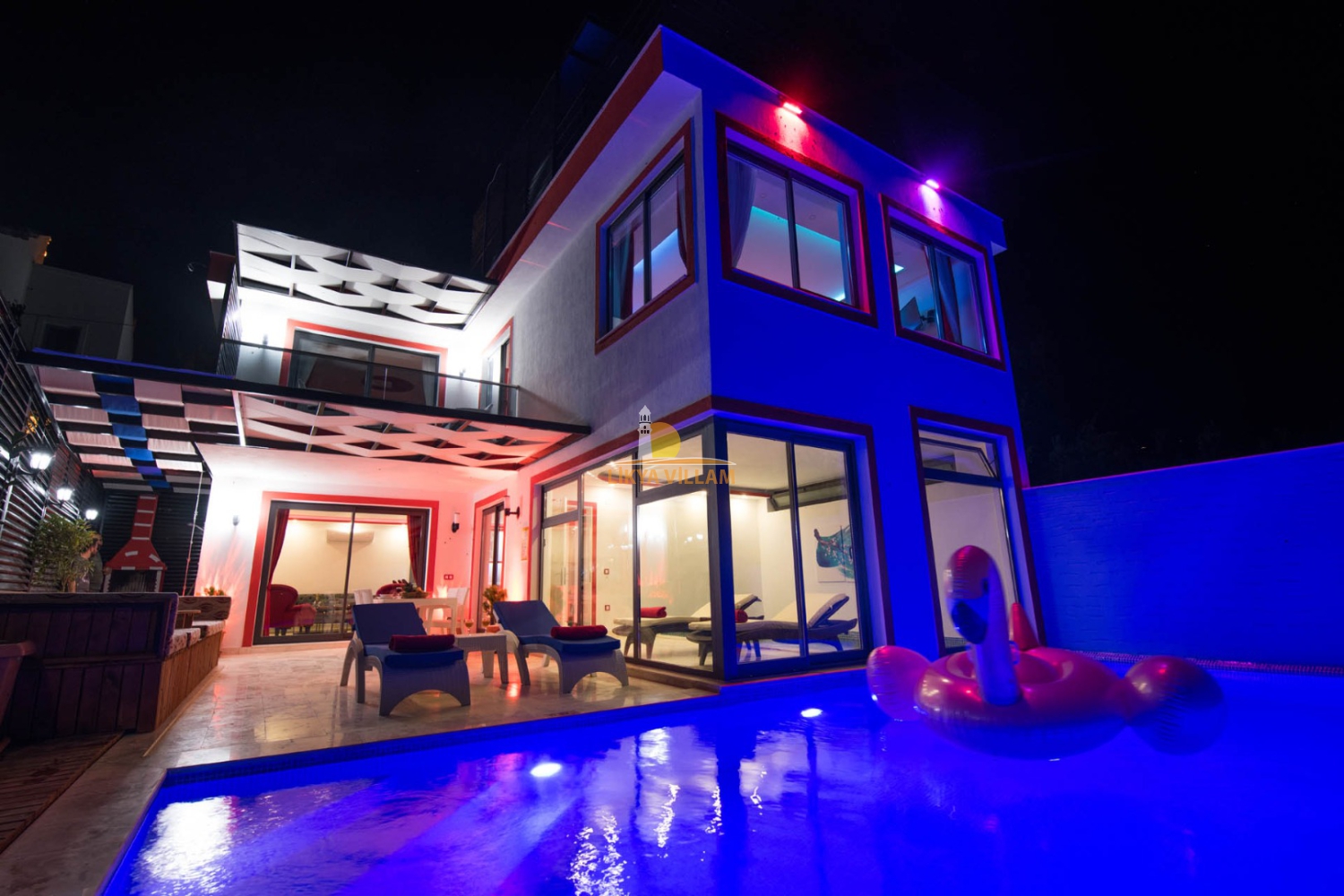Kalkan Kapalı Havuzlu Balayı Villası Macera - Likya Villam
