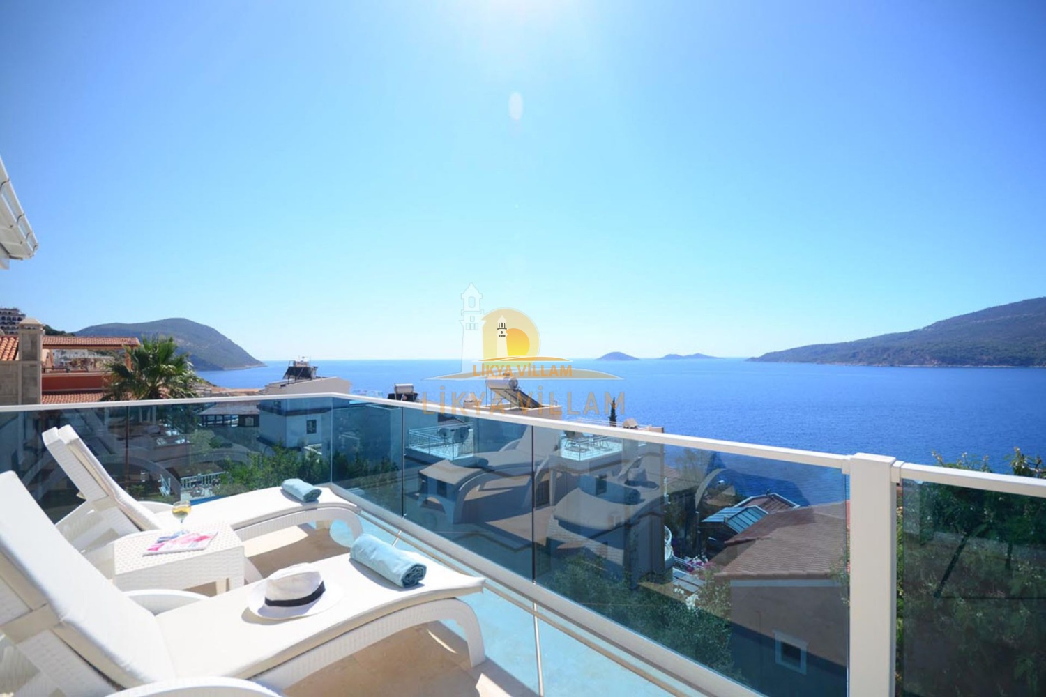 Kalkan Deniz Manzaralı Villa Rüzgar - Likya Villam