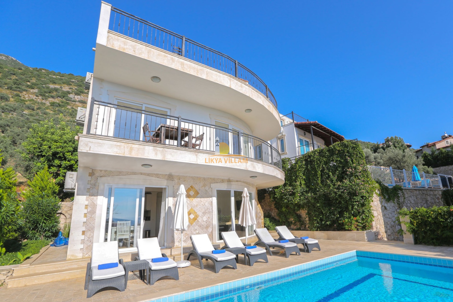 Kalkan Deniz Manzaralı Villa Sarnıç - Likya Villam