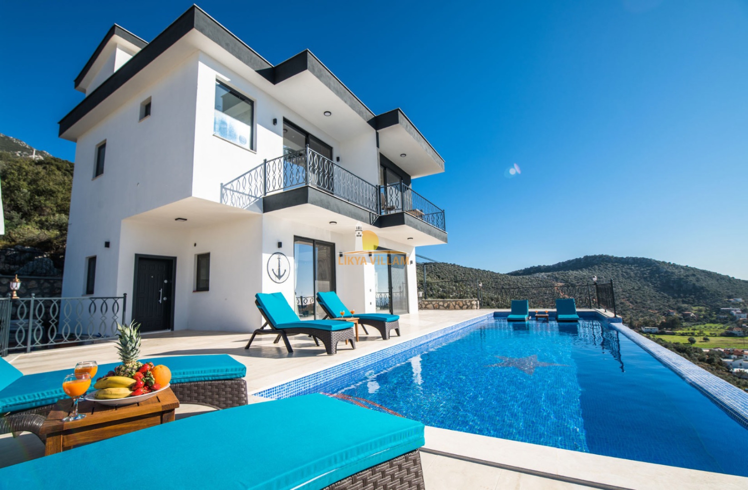 Kalkan Deniz ve Doğa Manzaralı Villa Star - Likya Villam