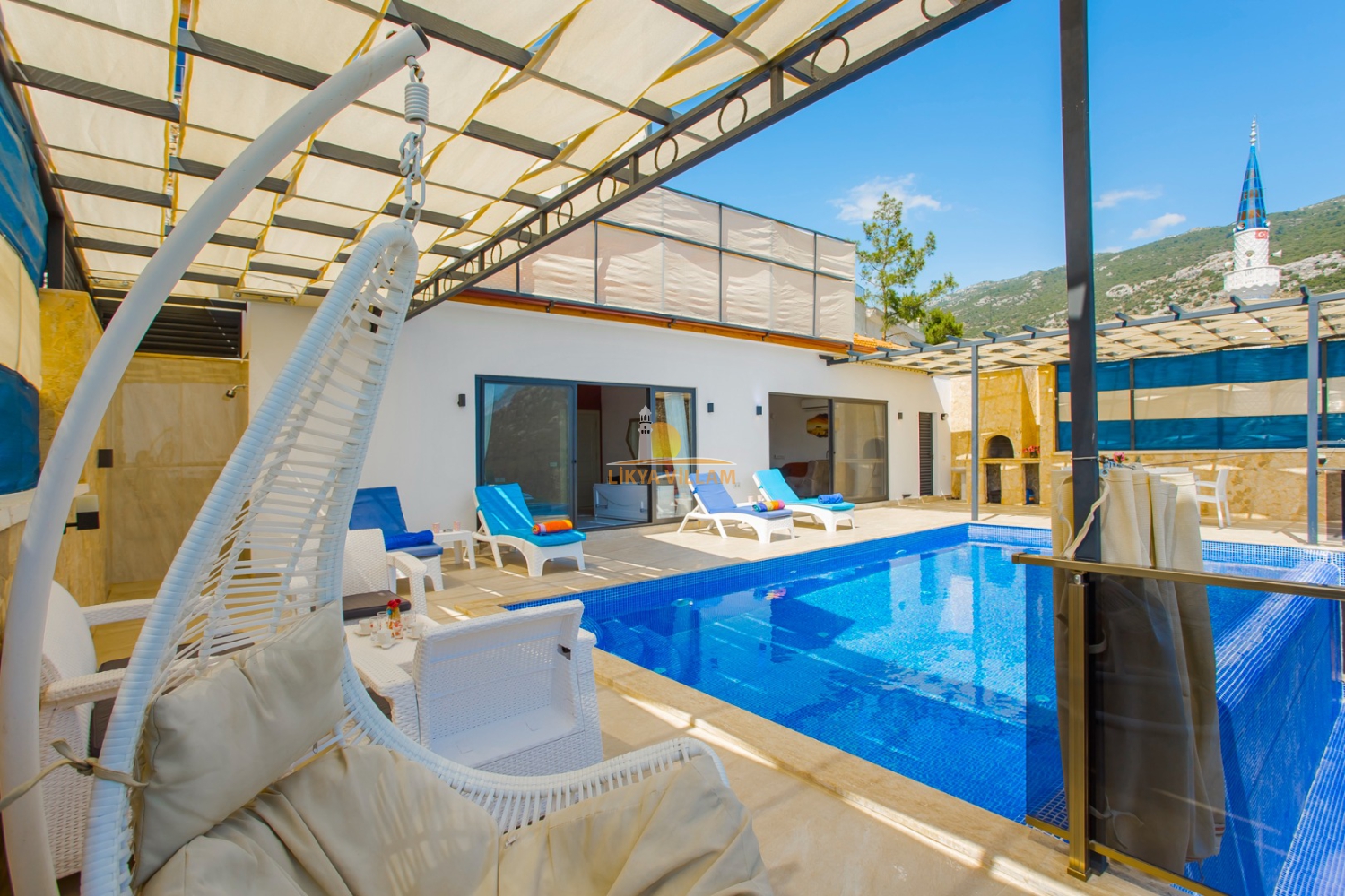 Kalkan Korunaklı Havuzlu Villa Vadi - Likya Villam 